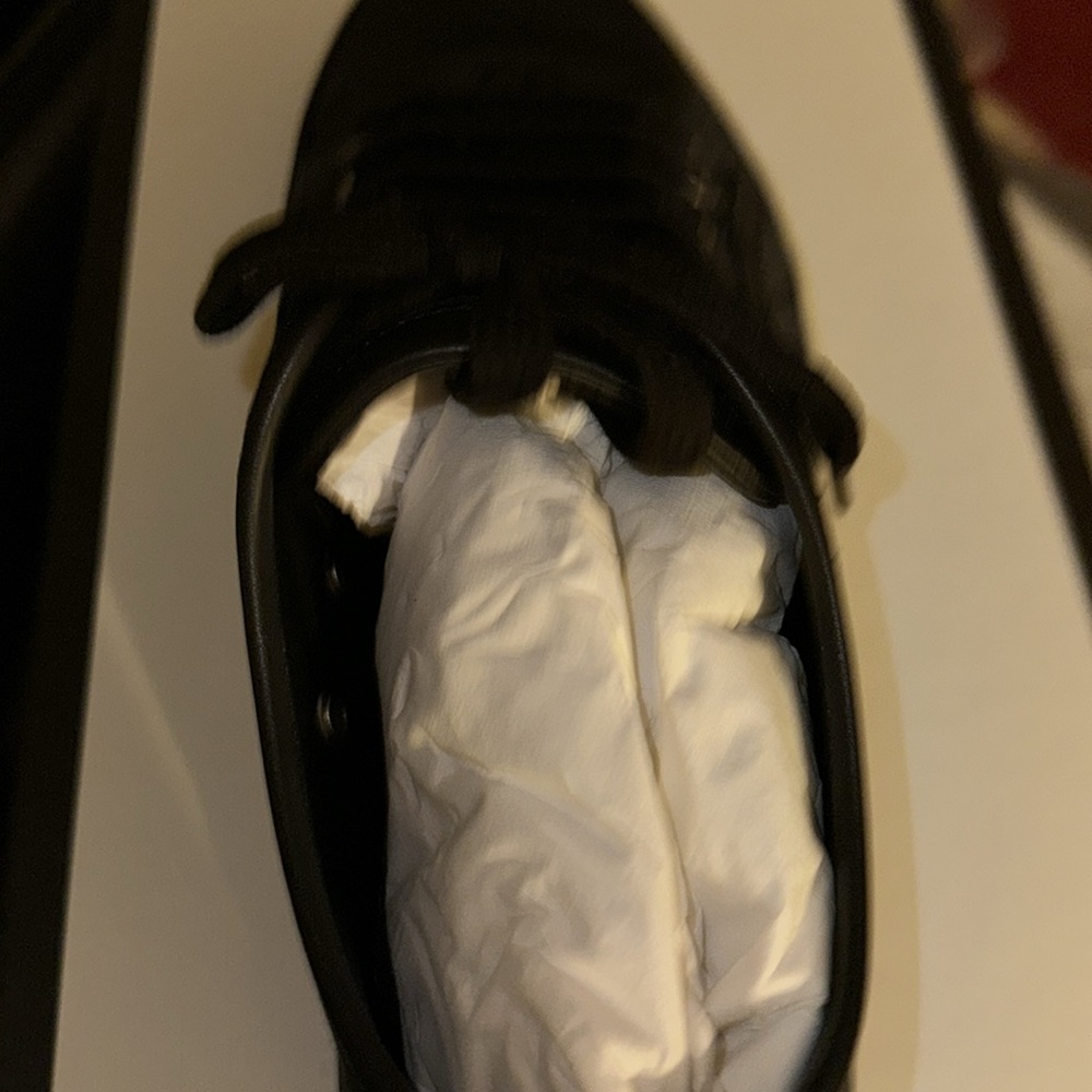 Gucci GG Black Canvas & Leather Sneaker. - Picture 3 of 17